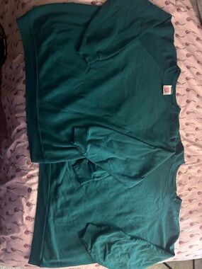 Vintage Hanes Her Way Teal Crewneck Sweatshirt - Classic Pullover